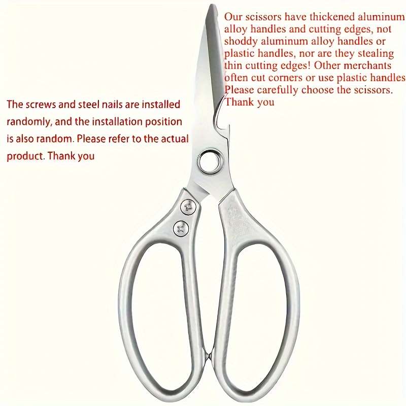 1pc Chicken Bone Stainless Steel Scissors
