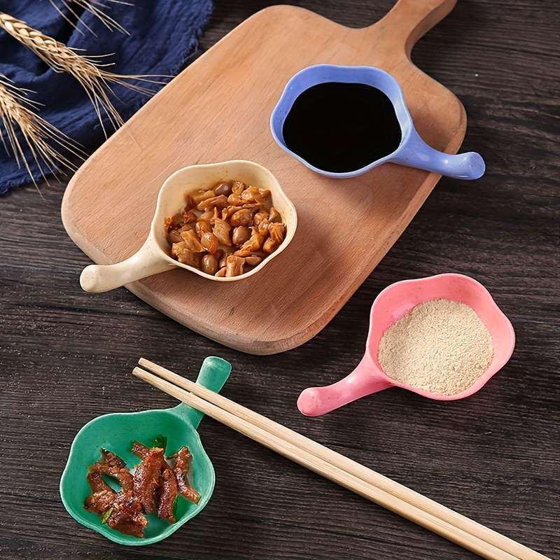 Creative Mini Condiment Dishes with Handle
