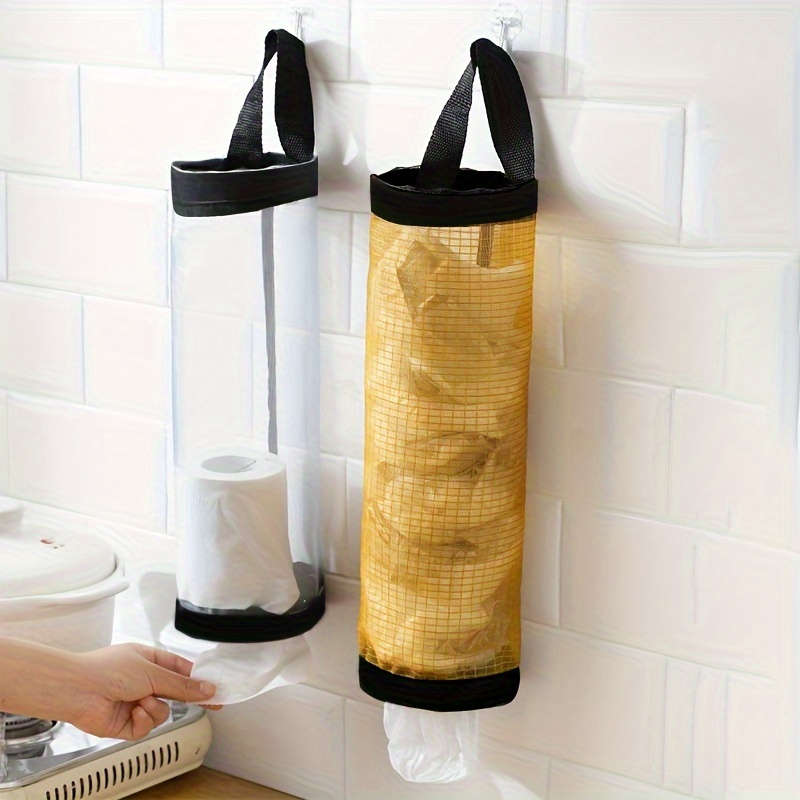 Space-Saving Wall-Mounted Kitchen Plastic Bag Dispenser