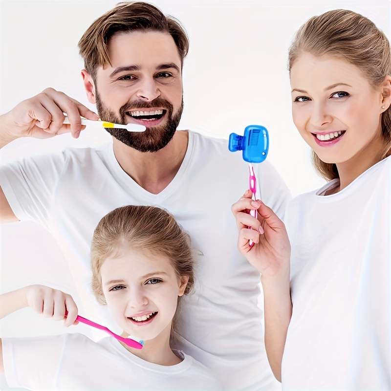 Transparent Toothbrush Travel Case Set
