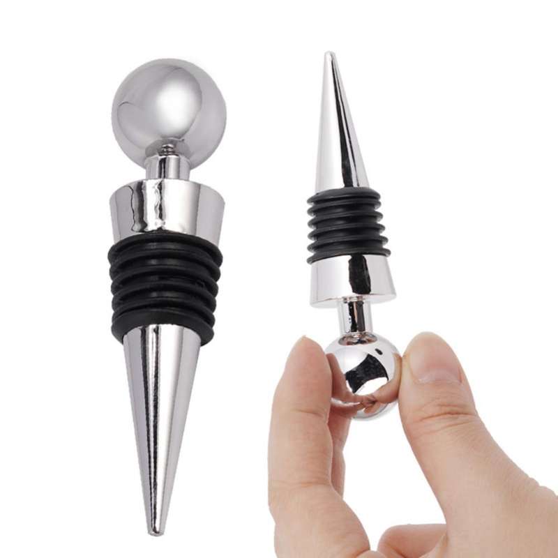 Wine Bottle Stopper Red Wine Beverage Champagne Preserver Cork Vacuum Sealed Bottle Cap Wedding Favo