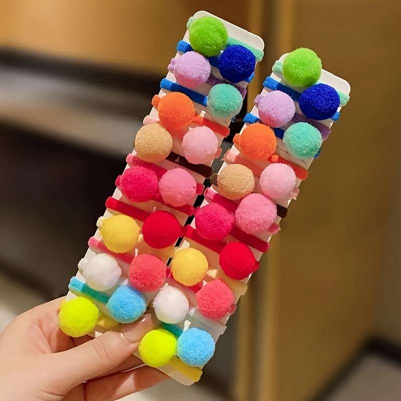 Cute Elastic Hair Ties Set for Teens