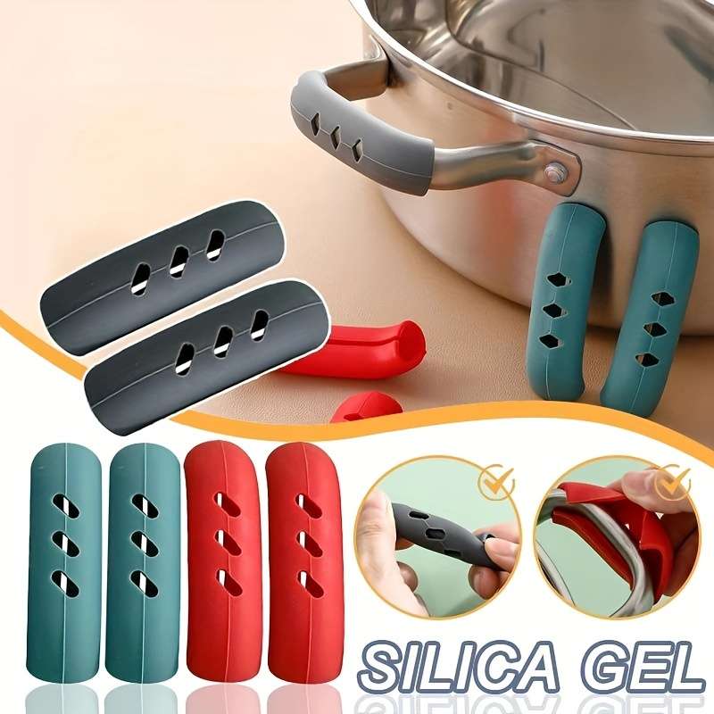 1pcs Silicone Pan Handle Covers in Assorted Colors