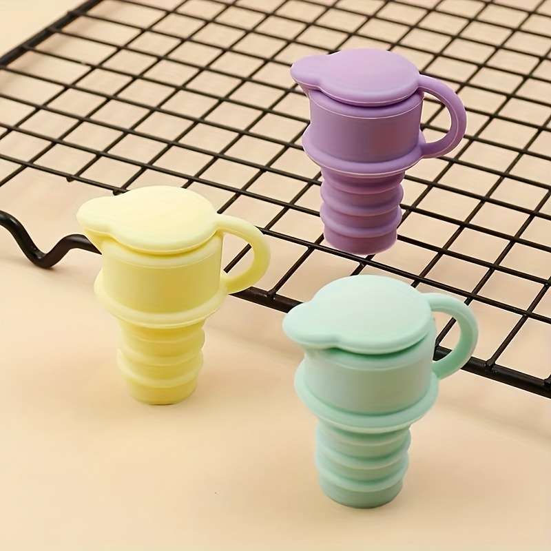 4pcs Silicone Wine Stoppers -