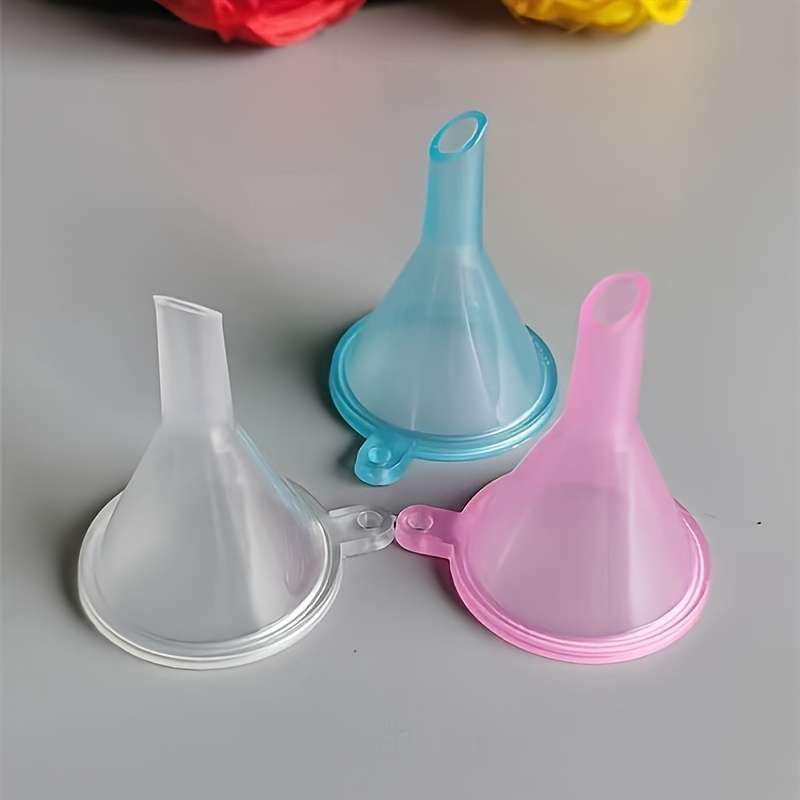 3pcs Mini Plastic Funnel Set