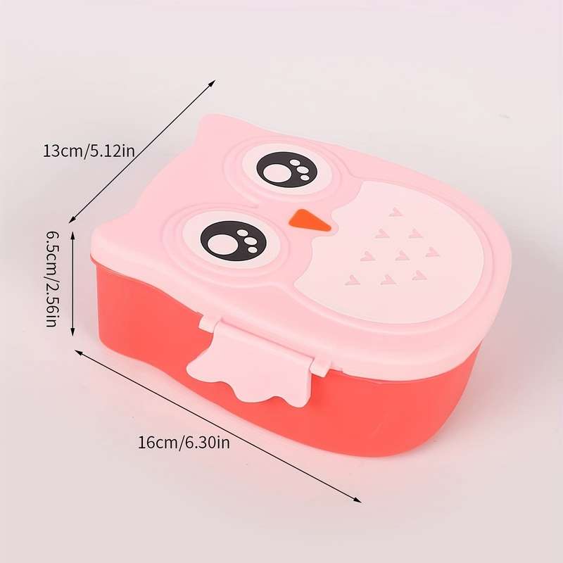 1pc Owl Shaped Lunch Box,