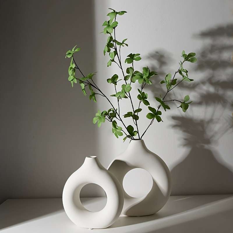 Boho Geometric Plastic Vases