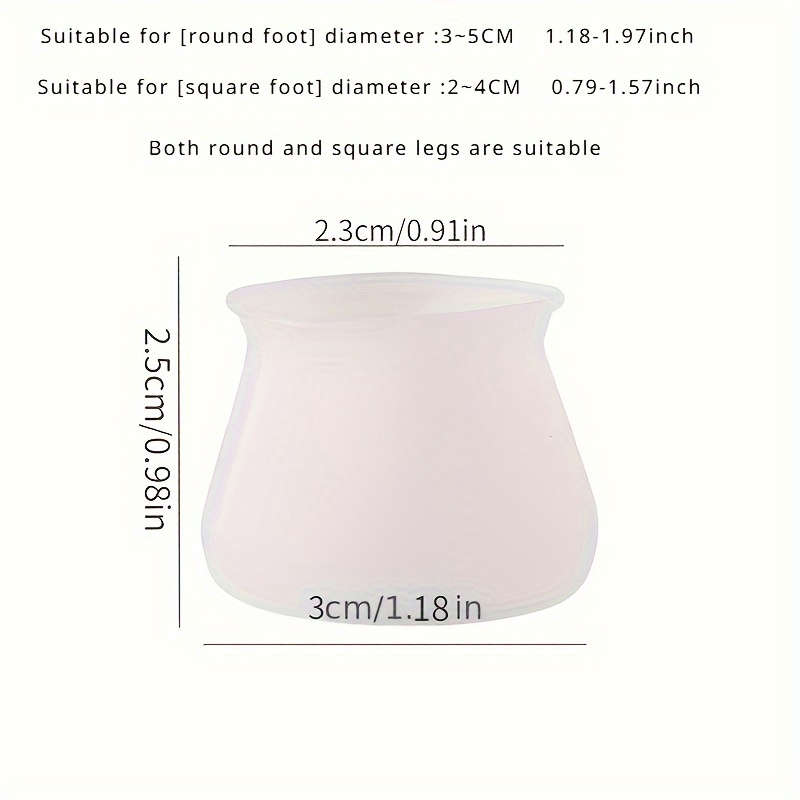 20pcs Silicone Furniture Leg Protectors