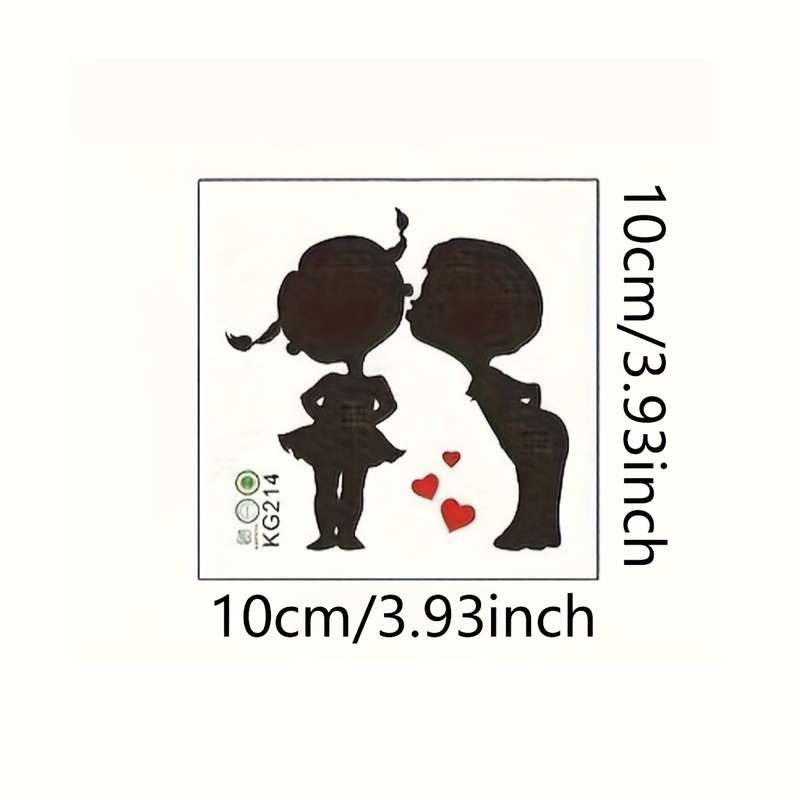 Cartoon Couple Switch Sticker