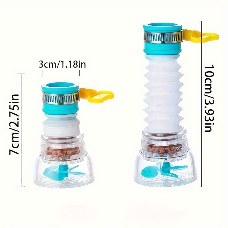 1pc Rotary Faucet Water Filter Extender with Water Purifier
