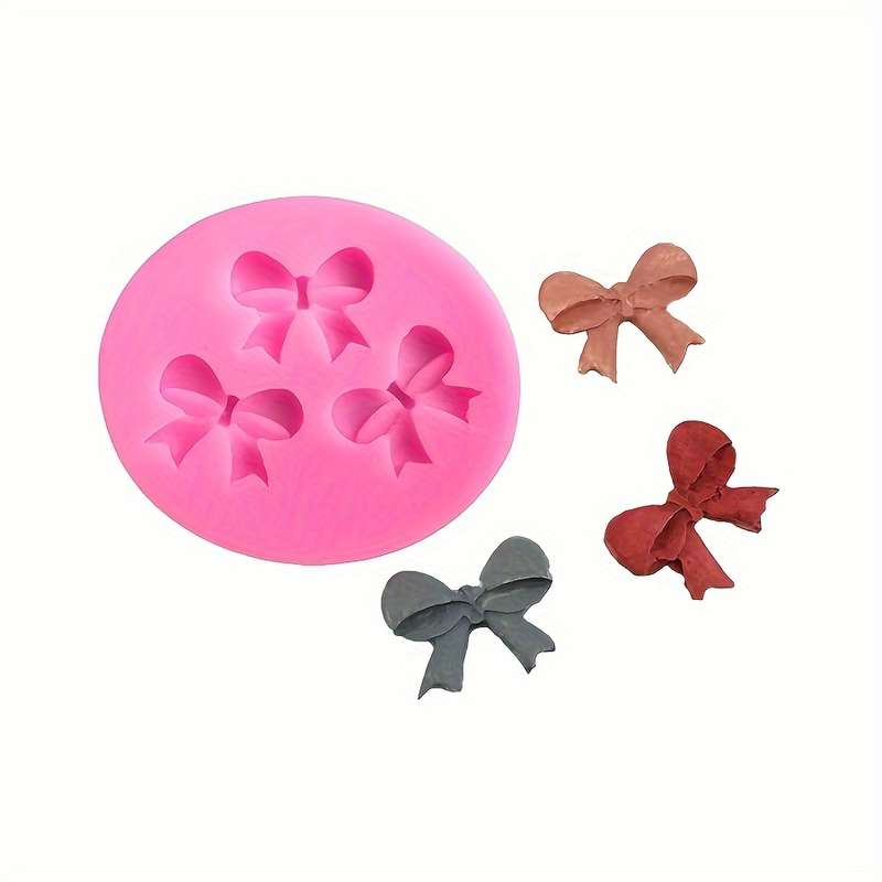 1pc Silicone Bowknot Fondant Mold