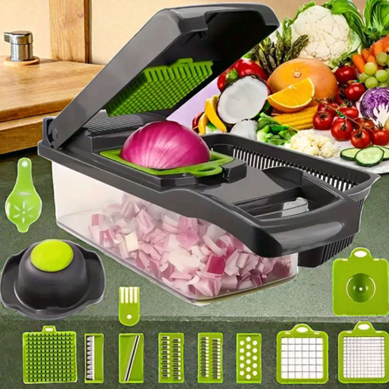 16pcs Multifunctional Vegetable Chopper Set