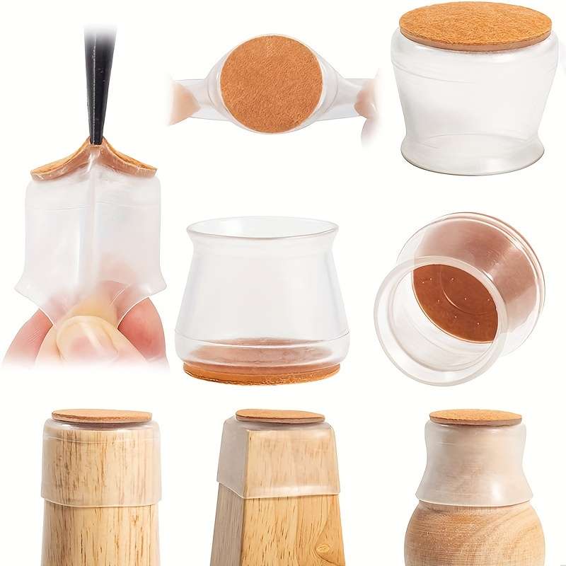 12pcs Silicone Chair Leg Protectors