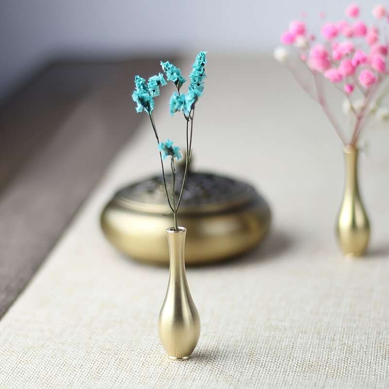 Elegant Mini Copper Vase for Flowers