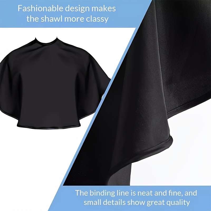 Black Waterproof Hair Dye Shawl
