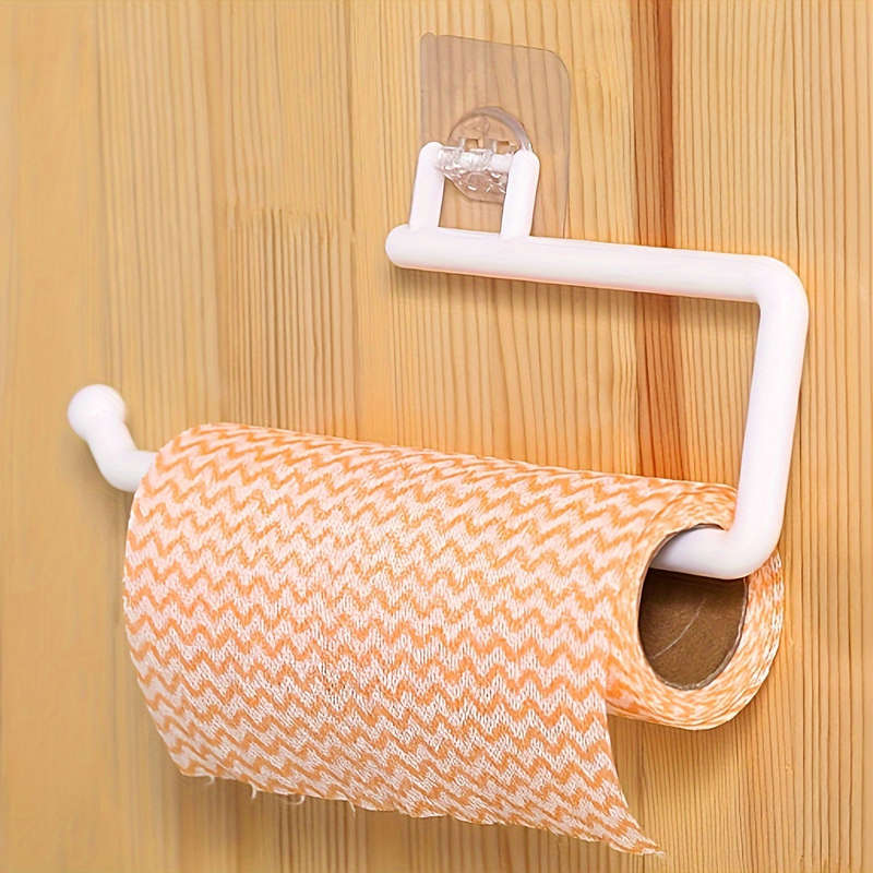 1pc Punch-free Kitchen Paper Towel Rack