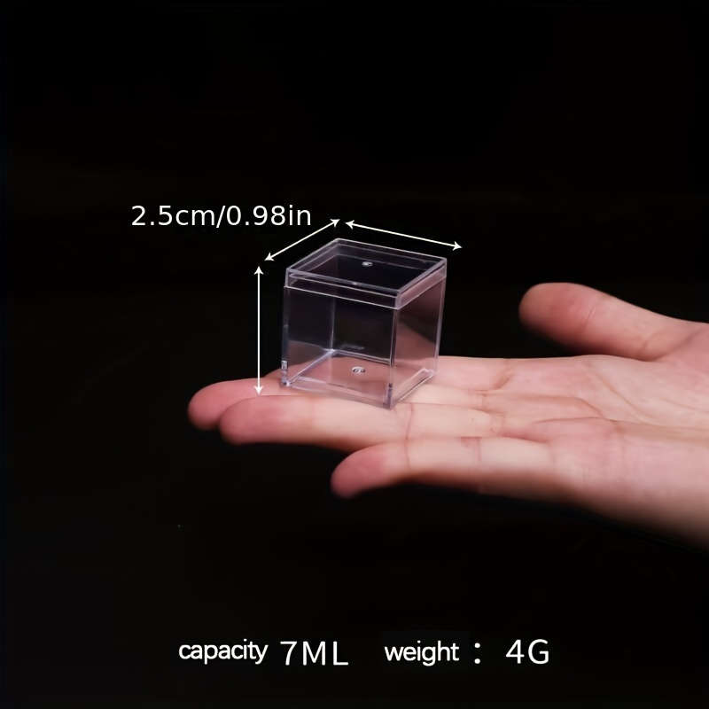 1 Set Contemporary Acrylic Storage Boxes with Lids
