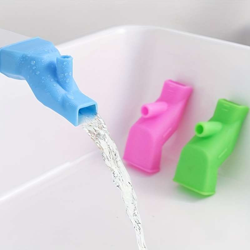 1pc Silicone Faucet Extender