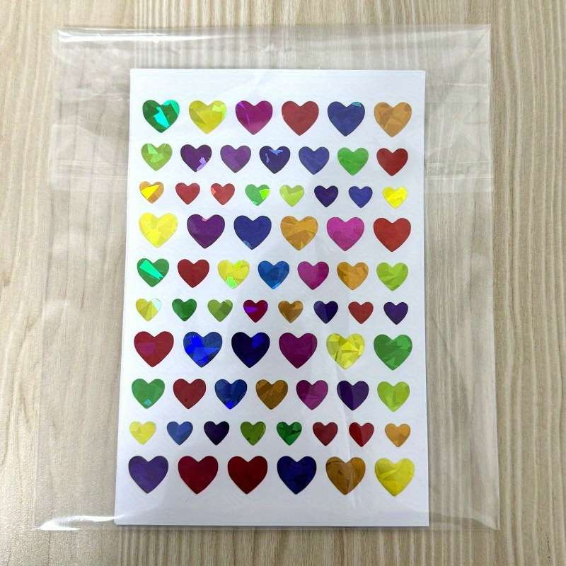 Rainbow Star Laser Stickers