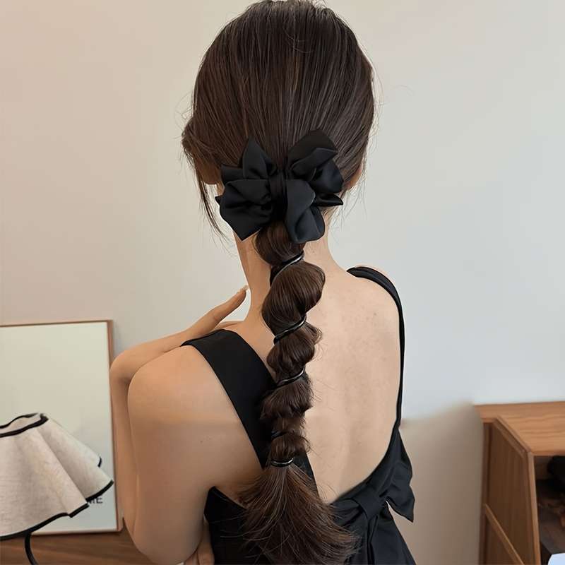 Elegant Bowknot Spiral Hair Tie