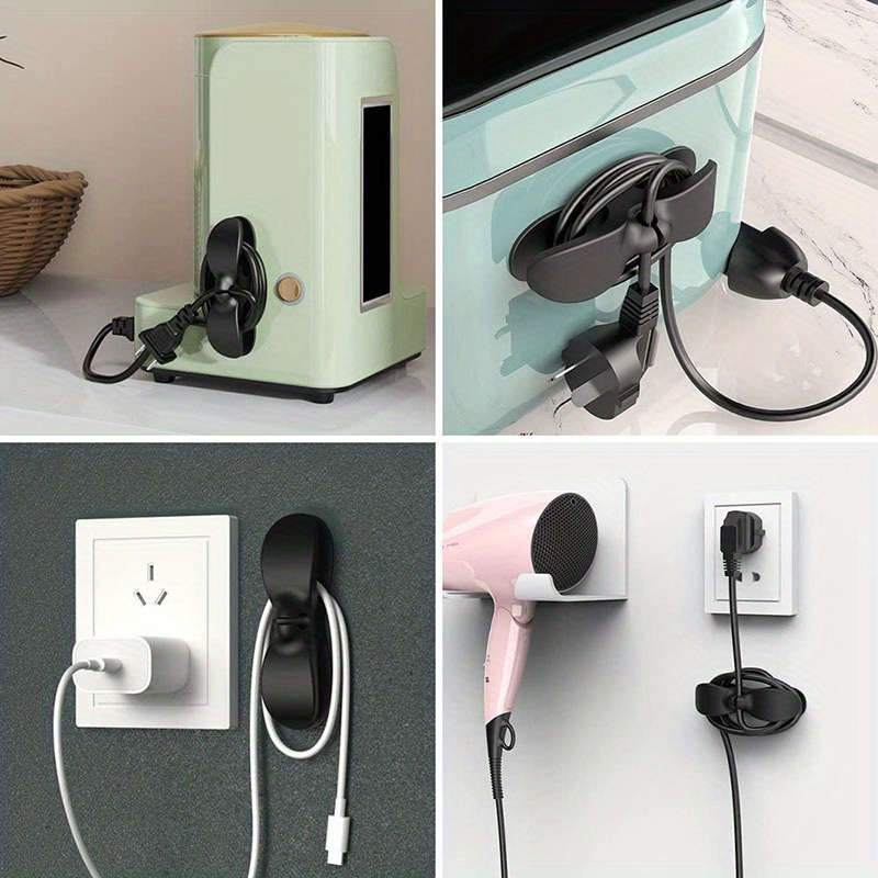 10-Pack Plastic Cord Organizer Clips