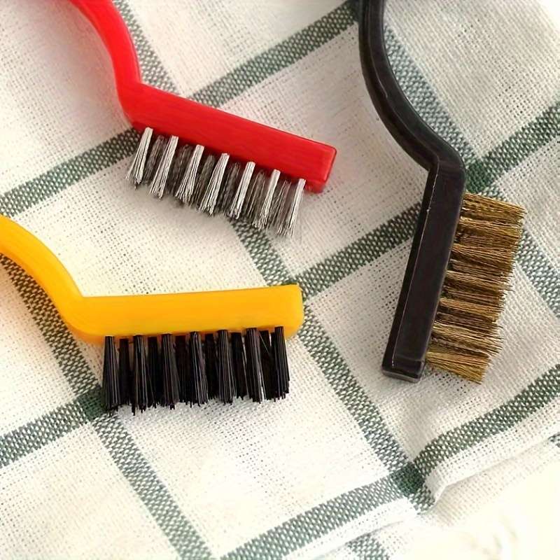 3pcs Mini Stainless Steel Rust Brush Set