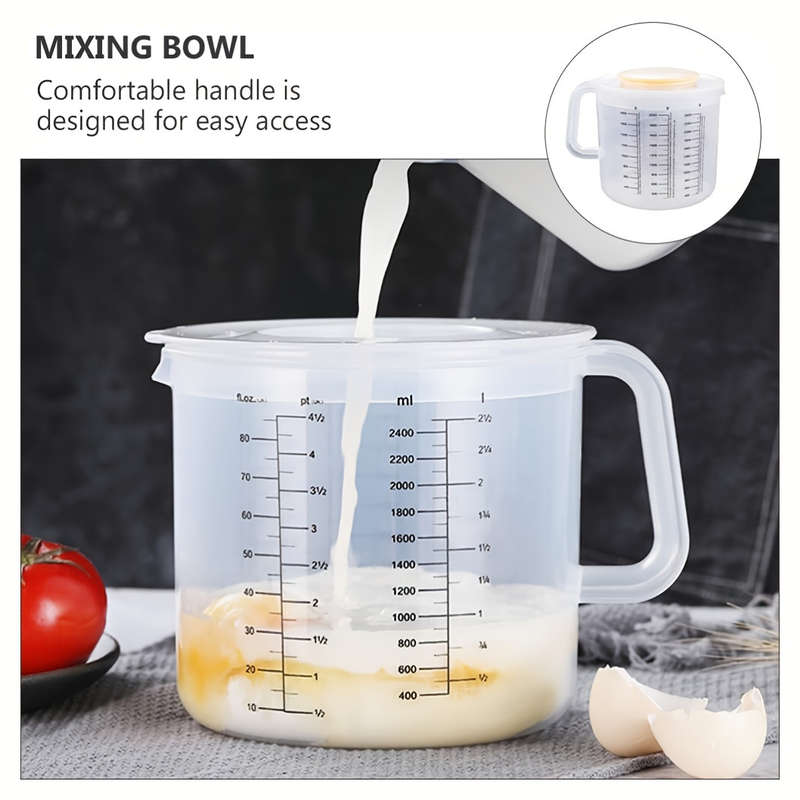 Versatile Mixing Bowl with Lid Measuring Cups