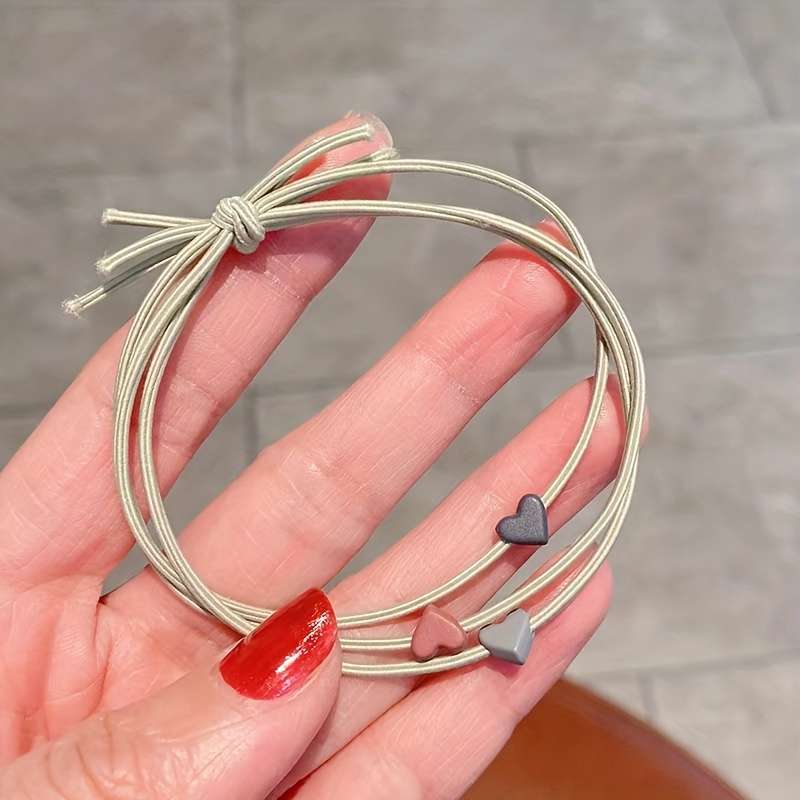 Jersey Material Elastic Hair Ties Set