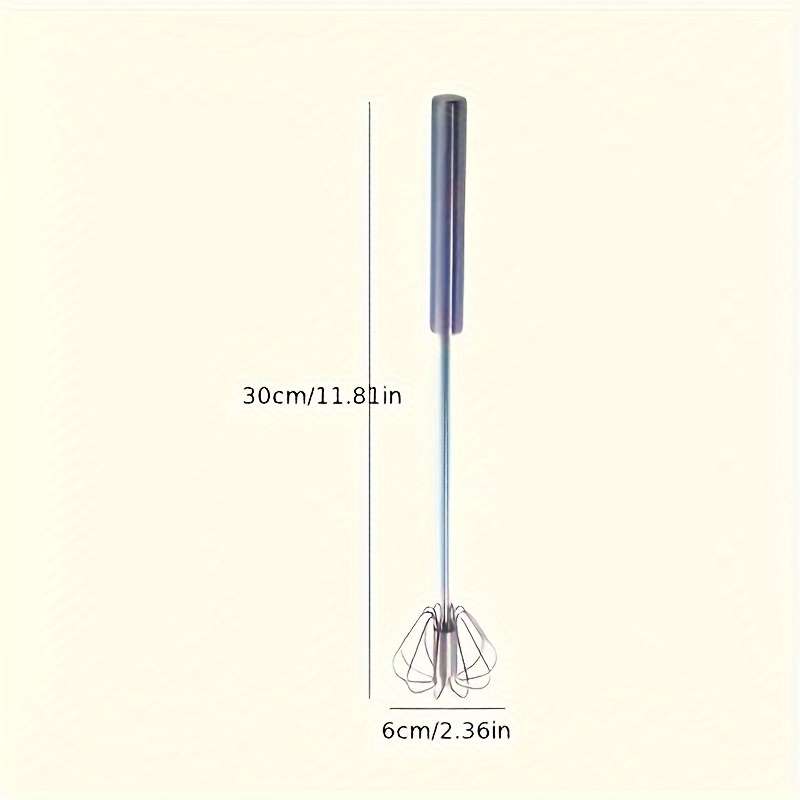 1pc 12-Inch Stainless Steel Egg Beater