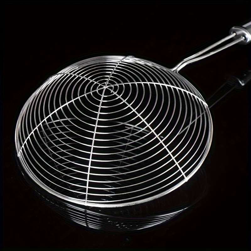 Stainless Steel Strainer Ladle with Handle - 1pc