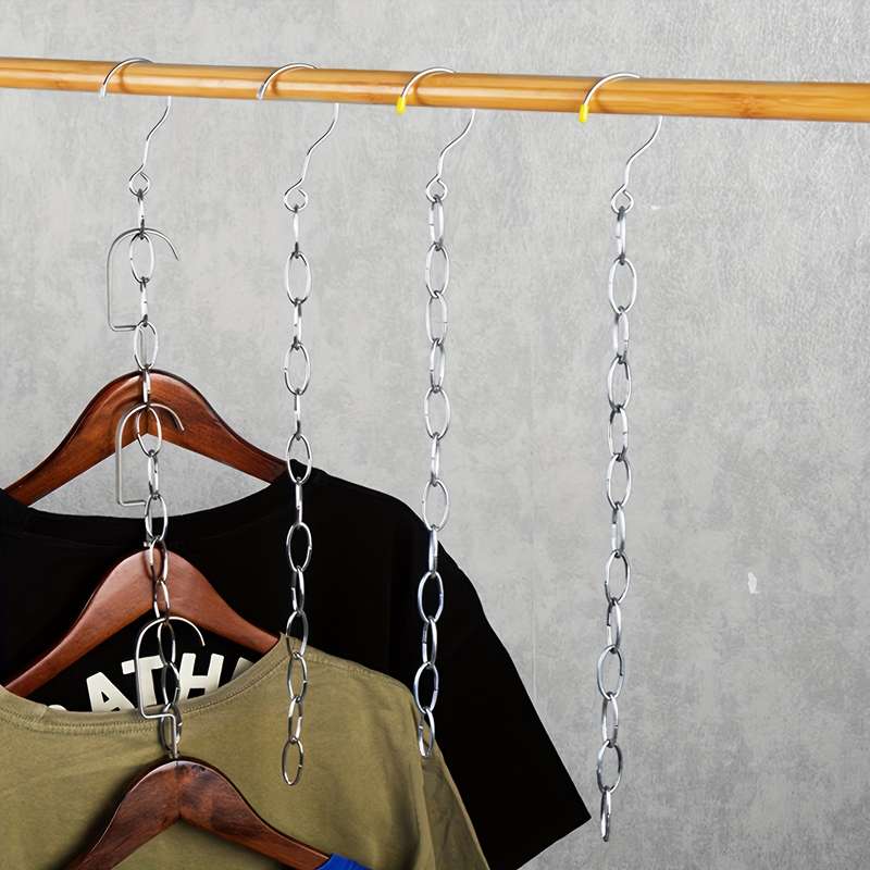 Stainless Steel Clothes Chain Wardrobe Storage Chain