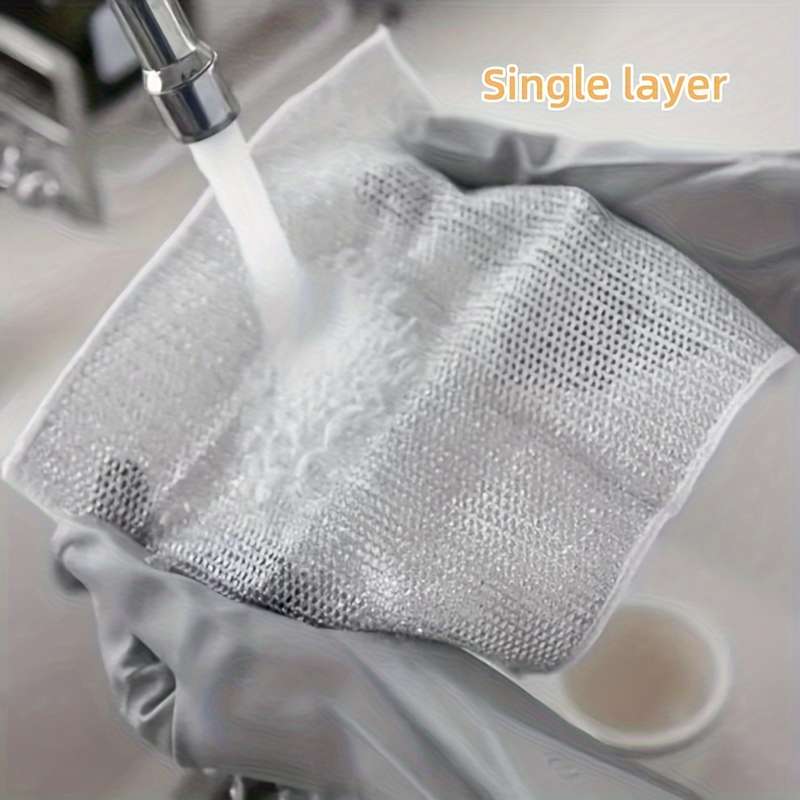5pcs Reusable Stainless Steel Scouring Pads