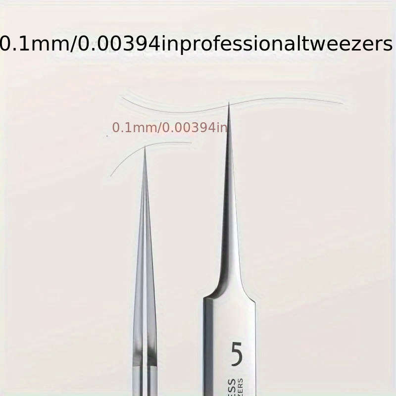 1 Pack Extra Fine Cellular Acne Blackhead Tweezers