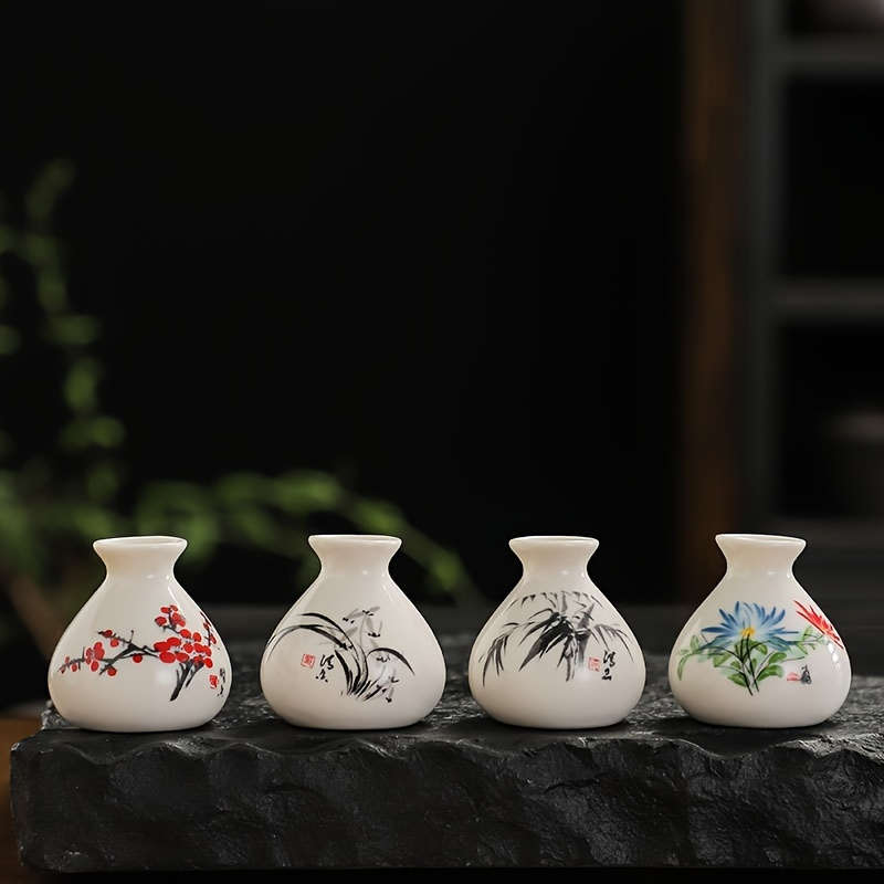 Chic Mini Ceramic Vase for Hydroponics