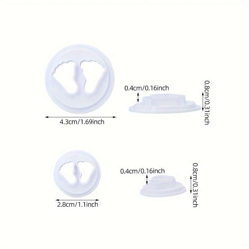 1pcs Young Man's Feet Fondant Mold