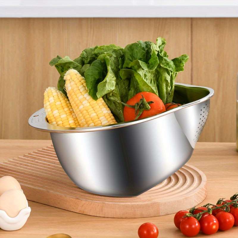 1pc Premium 304 Stainless Steel Colander