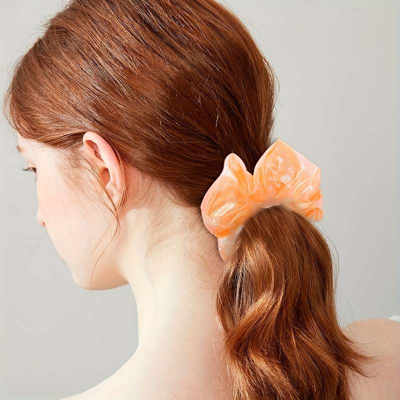 Laser Color Scrunchies Organza Hair