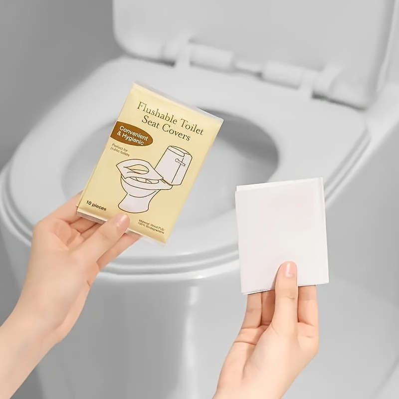 10pcsHygiene Protection: Disposable Toilet Seat Pads
