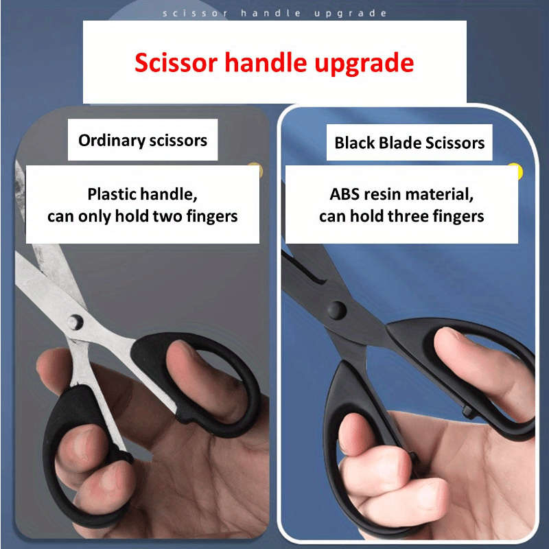 Versatile Black Blade Scissors