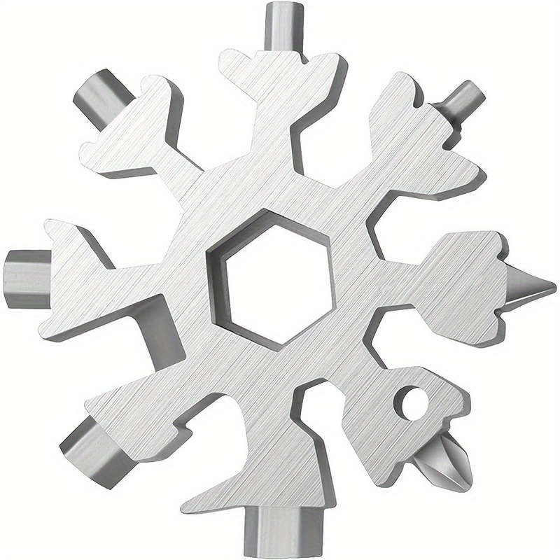 1pc 18-in-1 Snowflake Multi-Tool