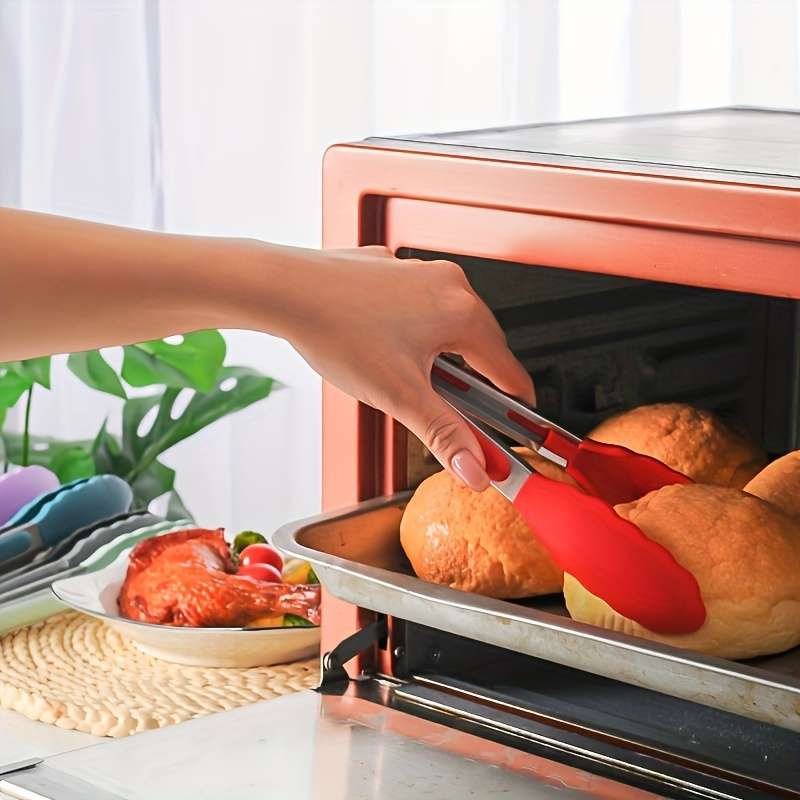9-Inch Silicone Kitchen Tongs