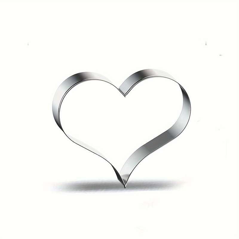 Heart-shaped Stainless Steel Cookie Cutter
