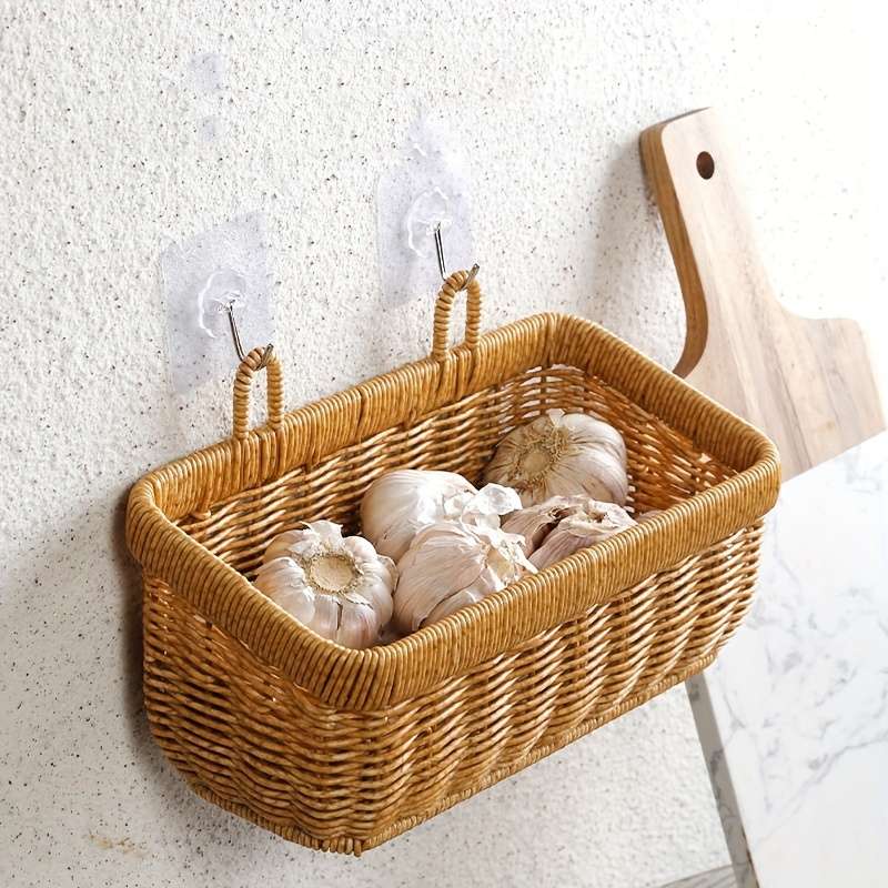 Clutter-FreeModern Wall-Mounted Kitchen Storage Basket