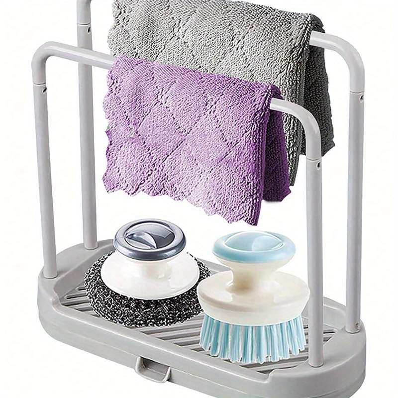 Grey Kitchen Sink Organizer
