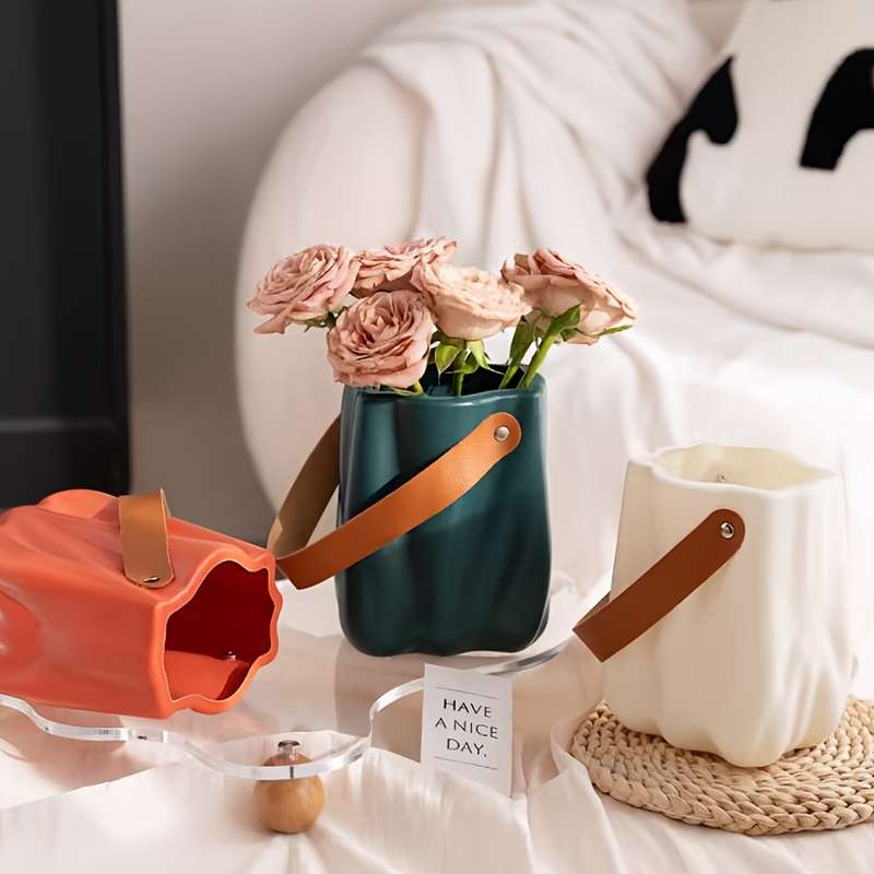 Boho-Chic Plastic Vase