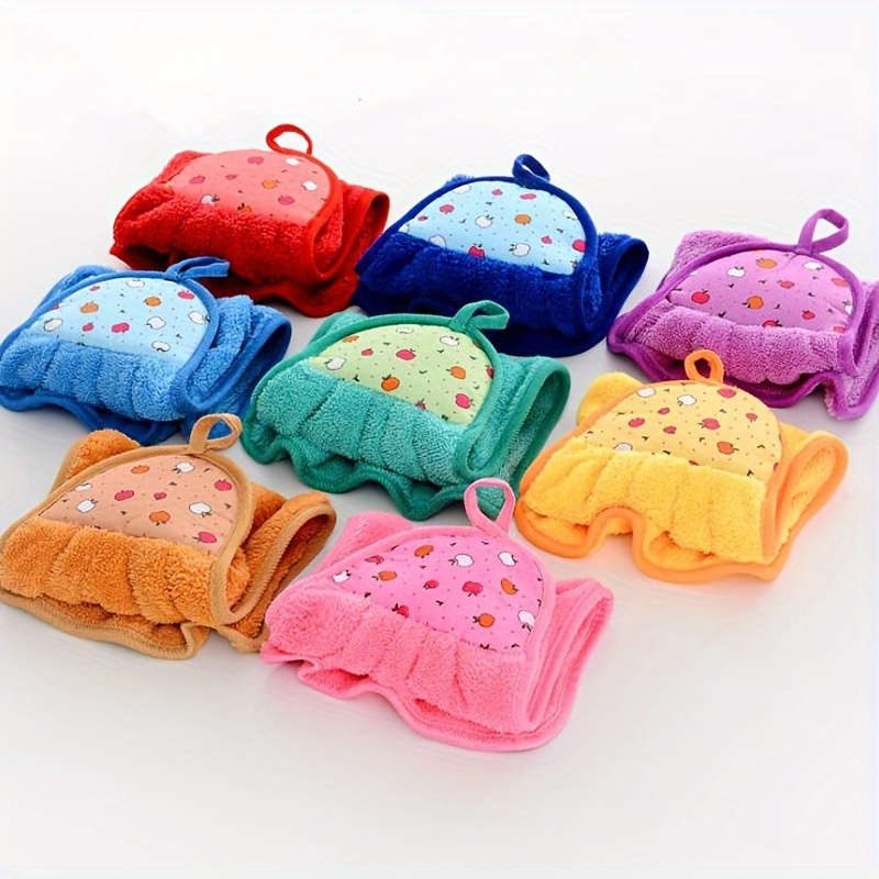 1pcs Velvet Coral Hand Towel
