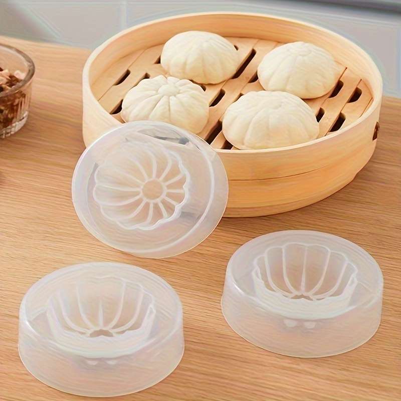 1 piece steamed bun artifact steamed bun dumpling skin manual lace mold kitchen pasta making DIY gad