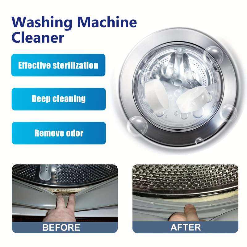 10pcs Multi-Purpose Washing Machine Cleaner Tablets