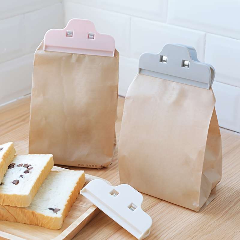 Plastic Food Storage Bag with Sealing Clip