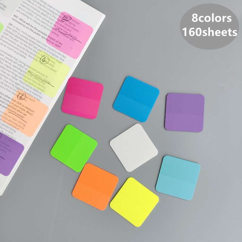 8 Packs 160 Sheets Transparent Sticky Notes